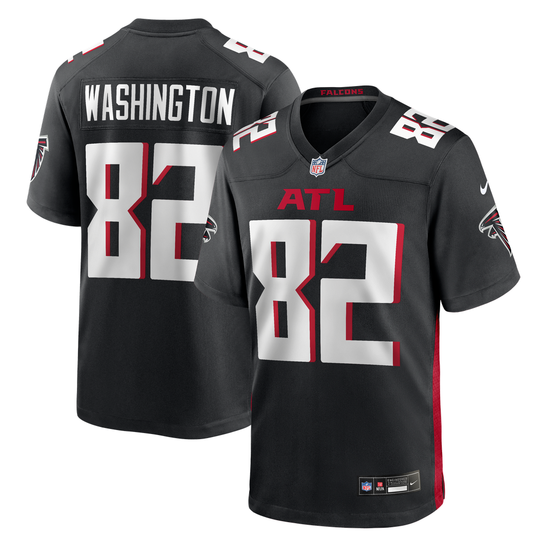 Atlanta Falcons Casey Washington Nike Black Team Game Jersey