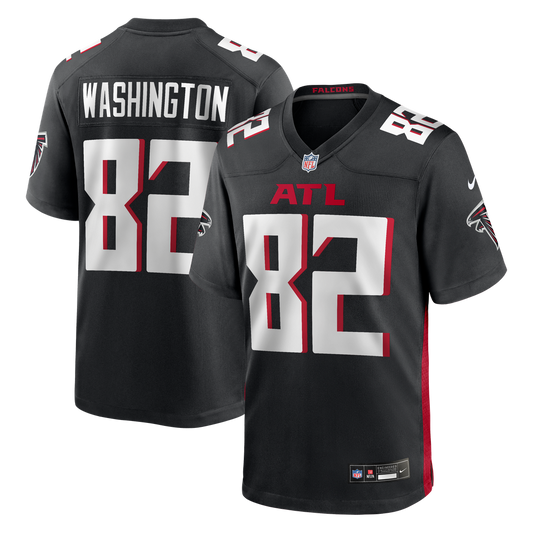Atlanta Falcons Casey Washington Nike Black Team Game Jersey