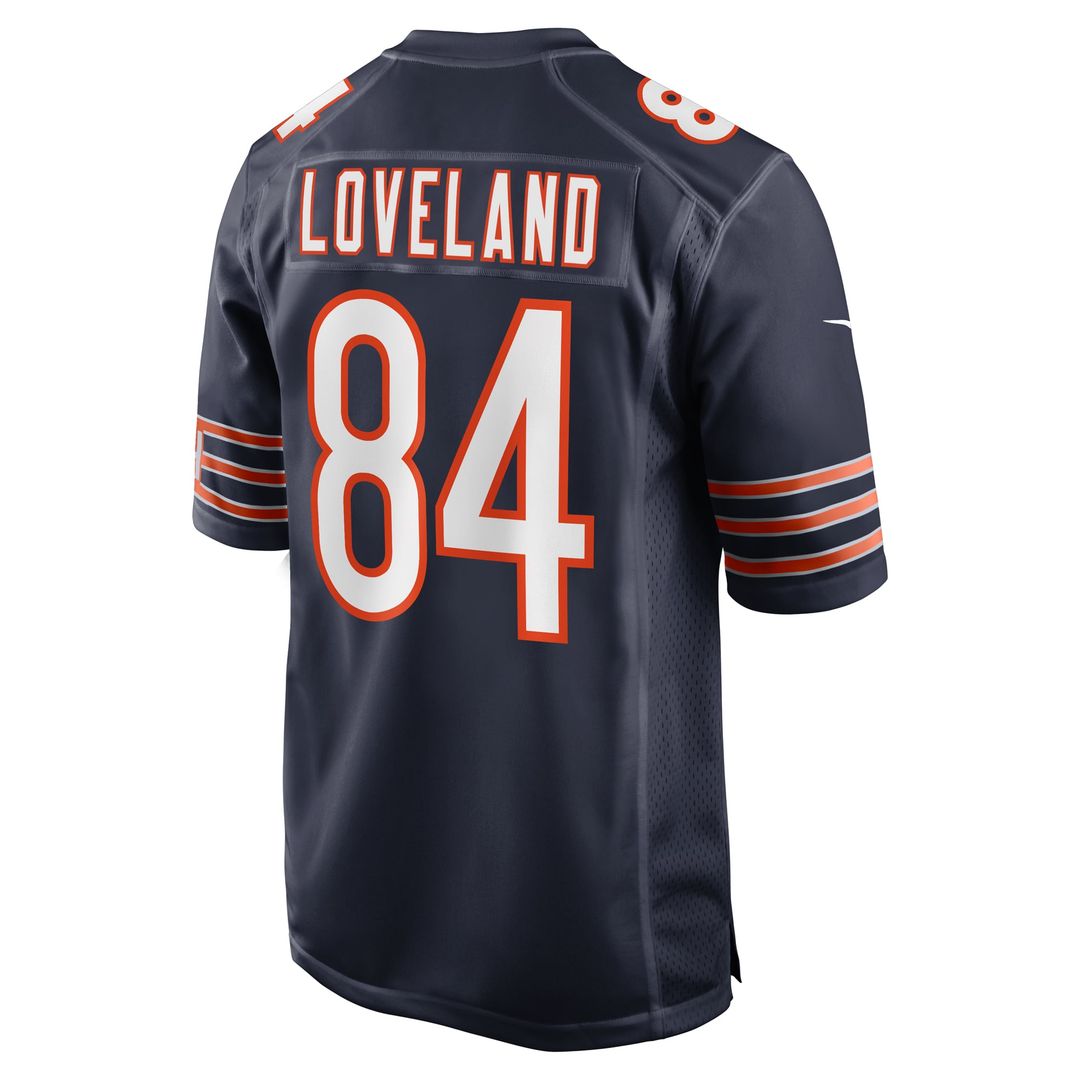 Chicago Bears Colston Loveland Nike Orange Alternate Game Player Jersey