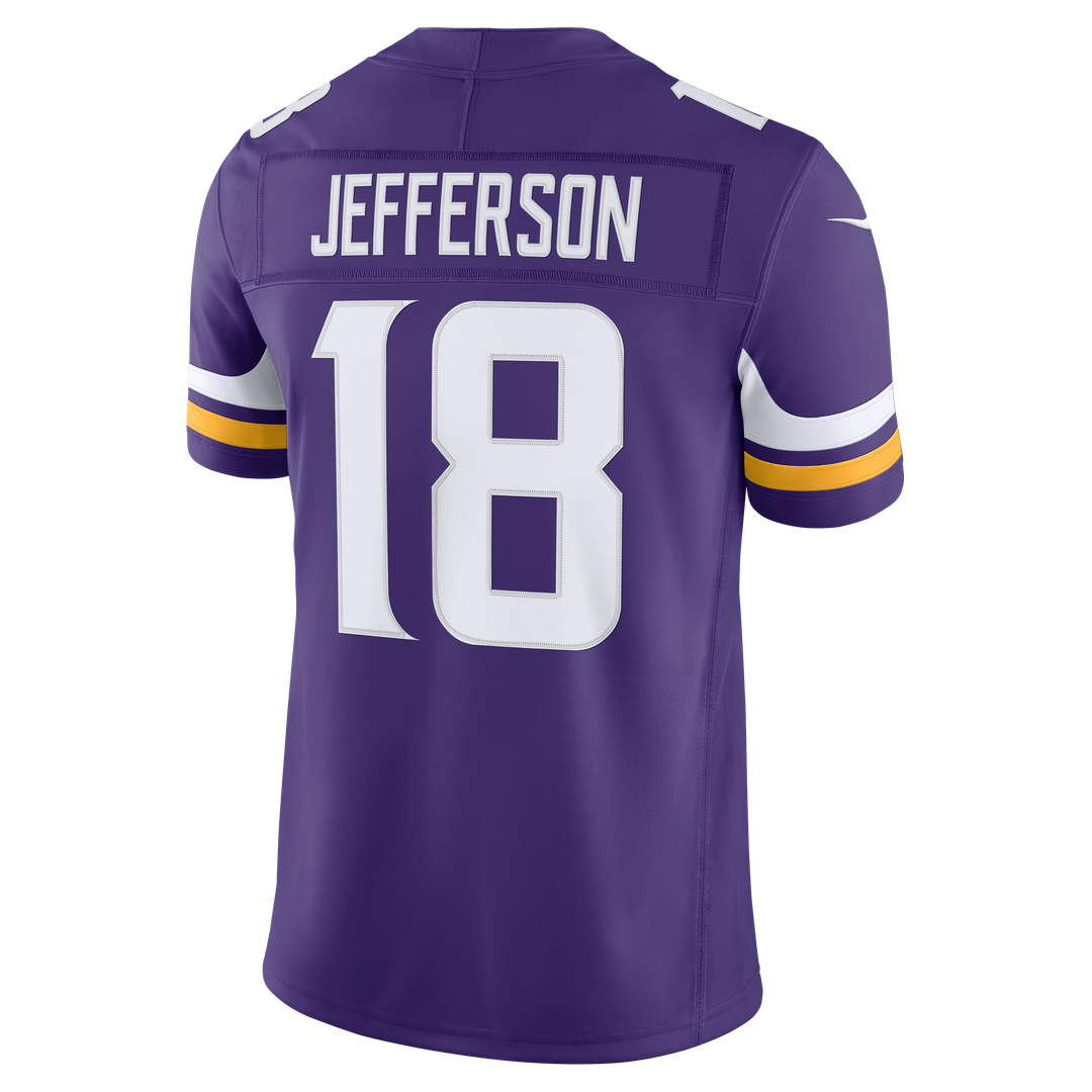Minnesota Vikings Justin Jefferson Nike White Alternate Vapor F.U.S.E. Stitched Limited Jersey