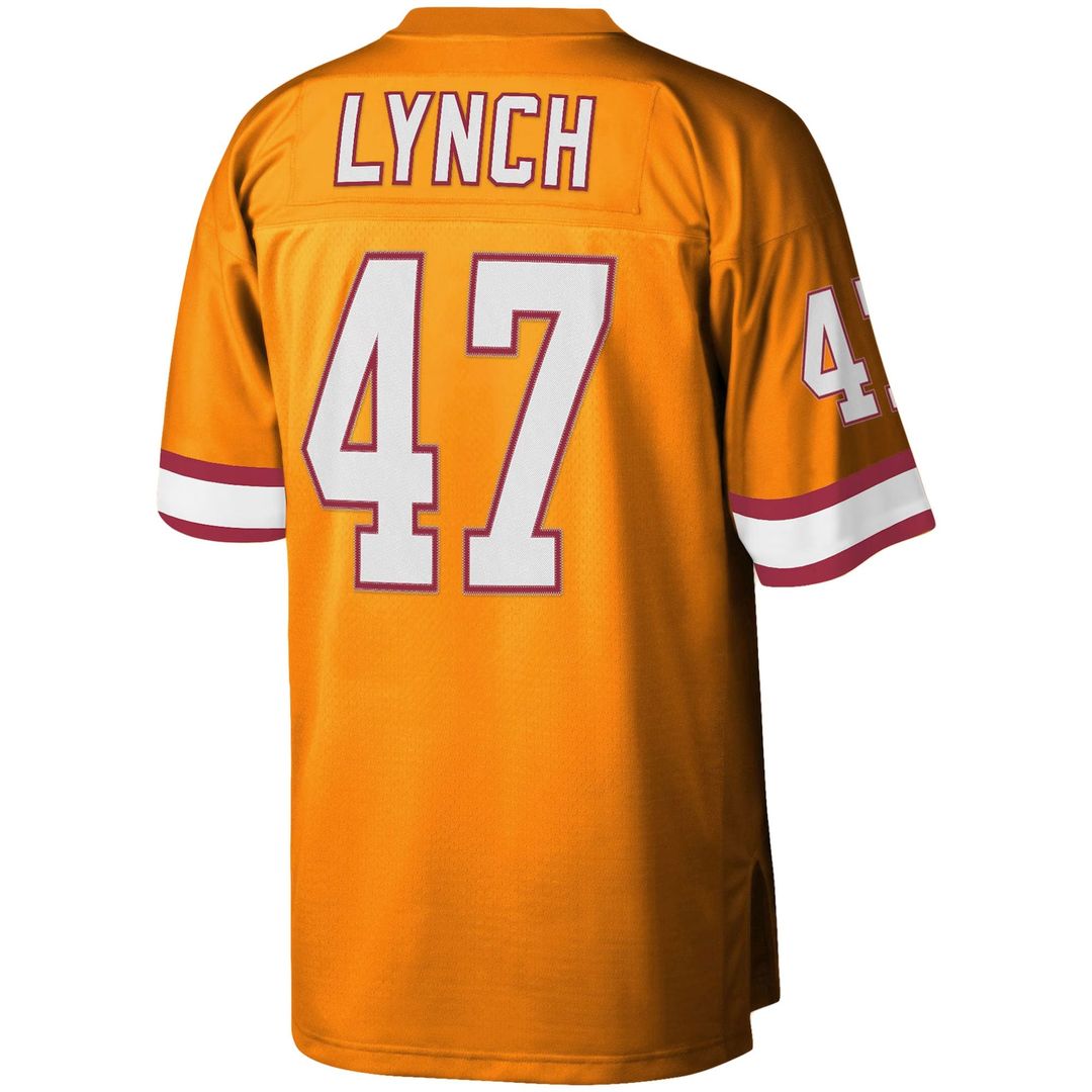 Tampa Bay Buccaneers John Lynch Mitchell & Ness Orange Big & Tall 1995 Legacy Retired Player Jersey