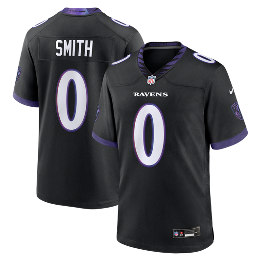 Baltimore Ravens Roquan Smith Nike Black Alternate Game Jersey