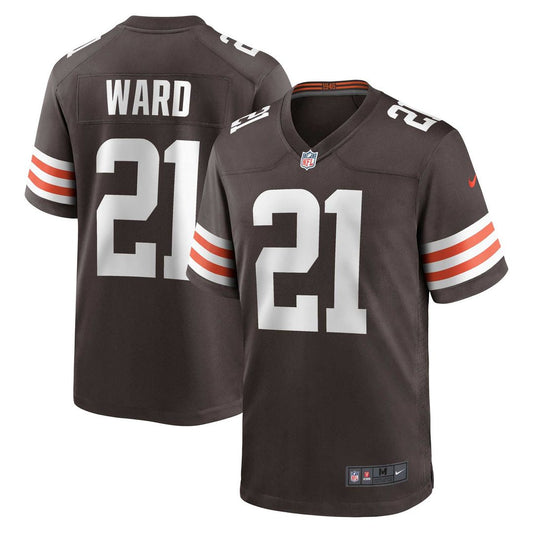Cleveland Browns Denzel Ward Nike Brown Game Jersey