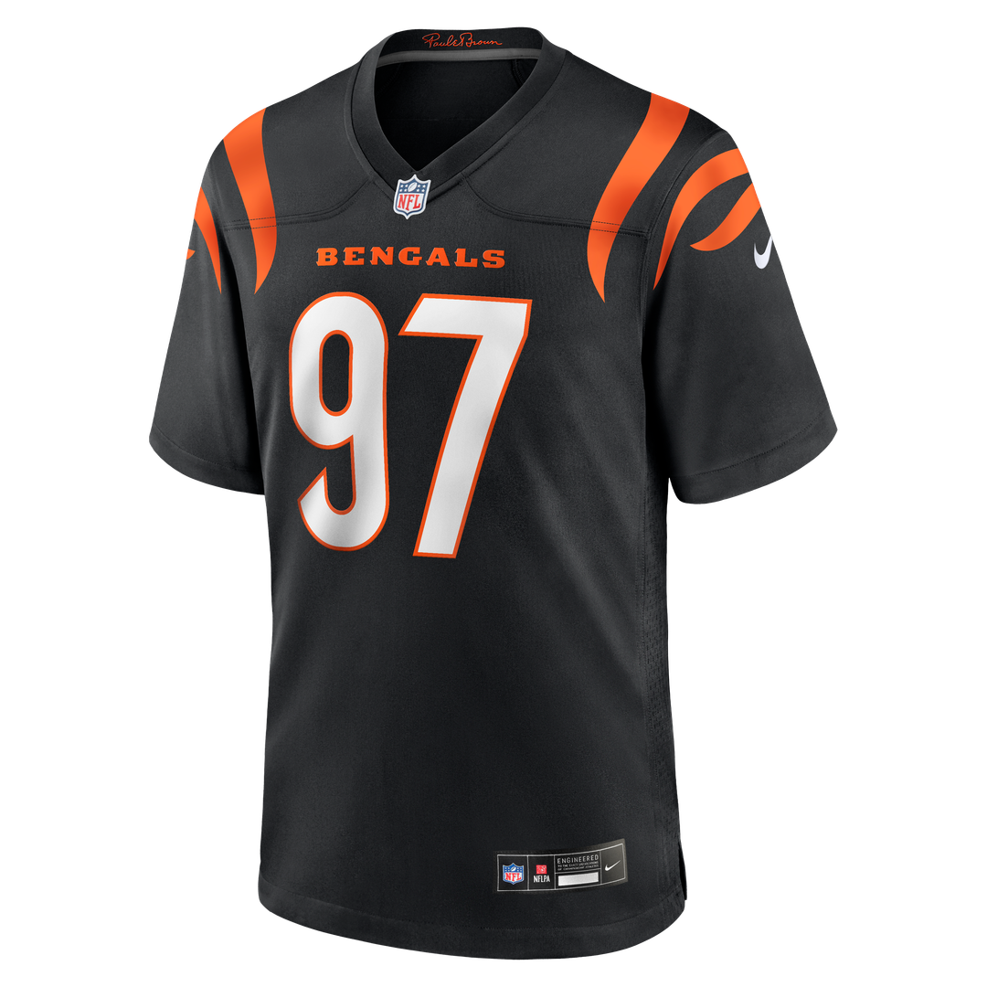 Cincinnati Bengals Shemar Stewart Nike Black Team Game Jersey