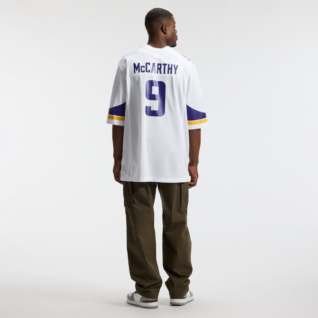 Minnesota Vikings J.J. McCarthy Nike Purple 2nd Alternate Player Game Jersey