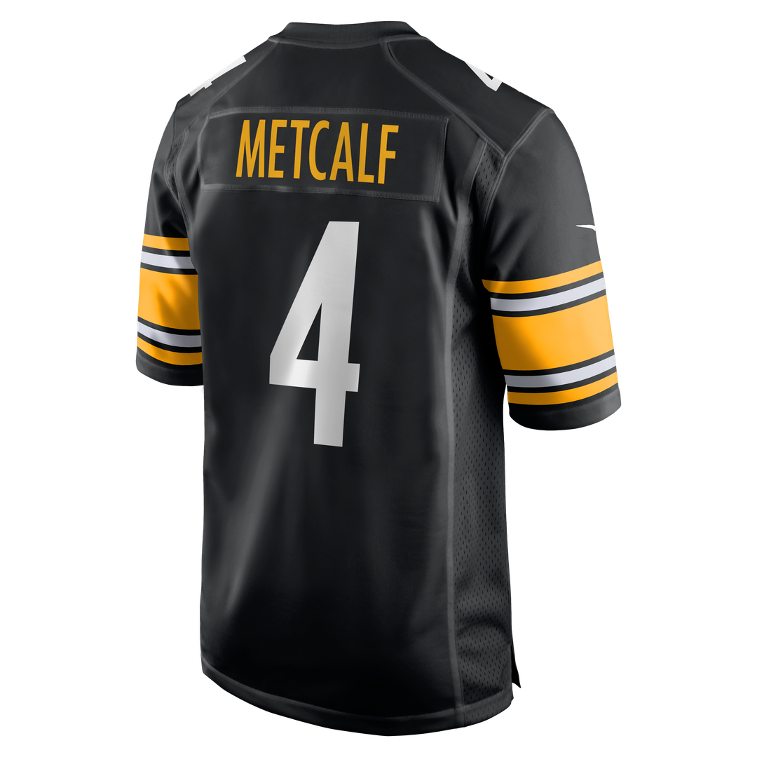 Pittsburgh Steelers DK Metcalf Nike Black Game Player Jersey