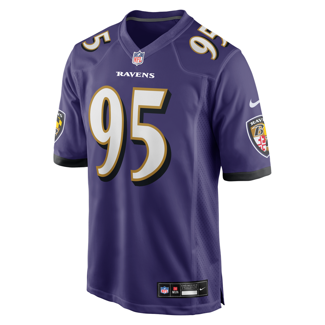 Baltimore Ravens Tavius Robinson Nike Purple Team Game Jersey