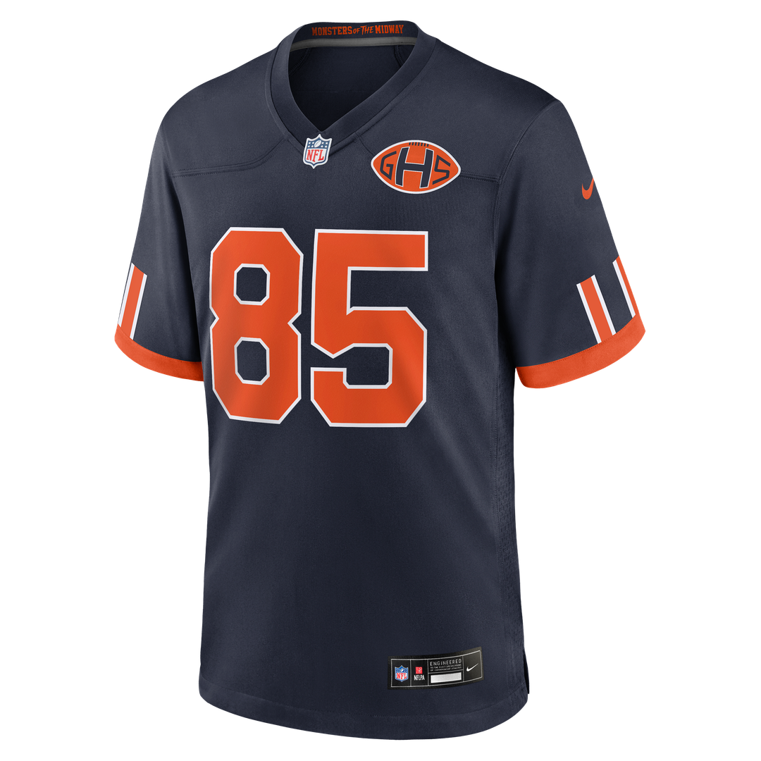 Chicago Bears Cole Kmet Nike Navy 2026 Rivalries Collection Game Jersey