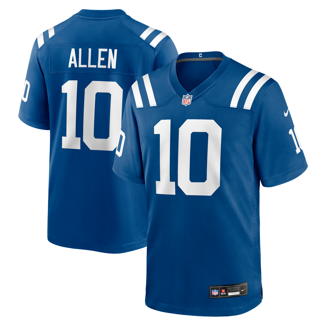 Indianapolis Colts Keenan Allen Nike Royal Team Game Jersey