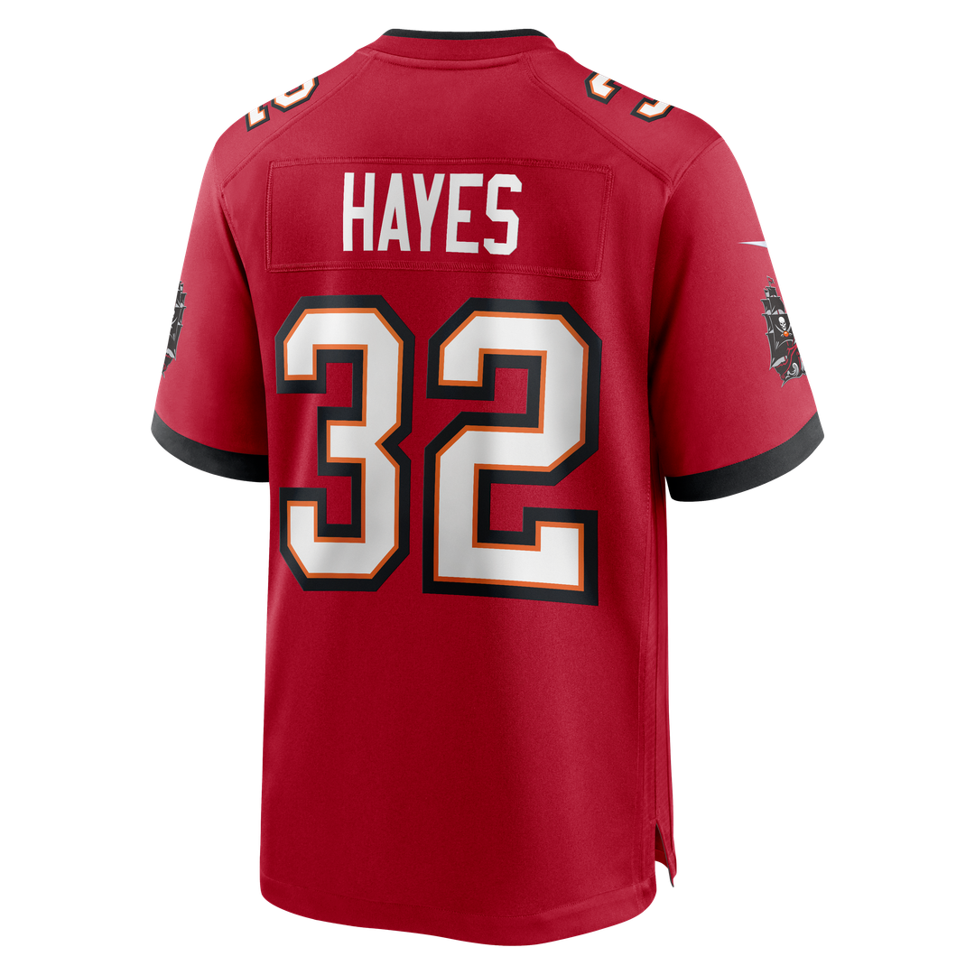 Tampa Bay Buccaneers Josh Hayes Nike Red Game Jersey