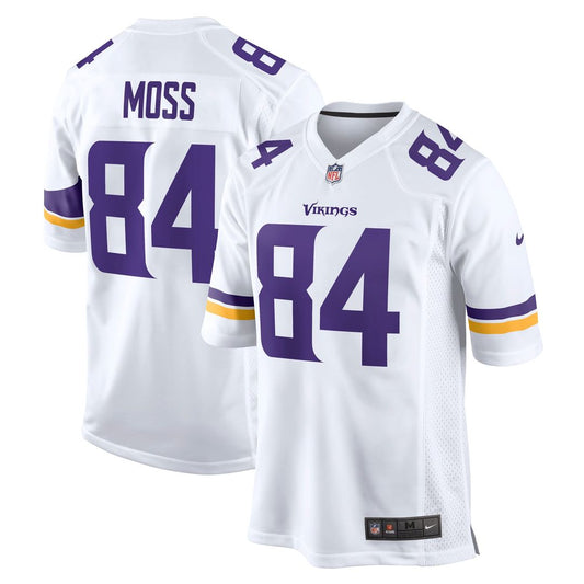 Minnesota Vikings Randy Moss Nike White Retired Player Game Jersey