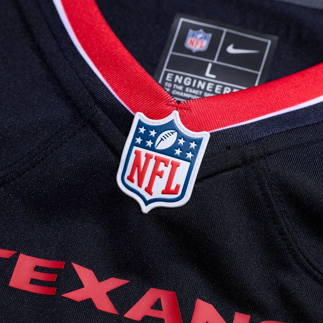 Houston Texans Number 1 Groom Nike Navy Game Jersey