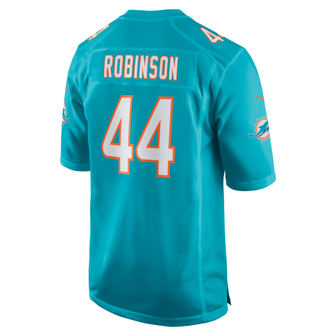 Miami Dolphins Chop Robinson Nike Aqua Game Jersey