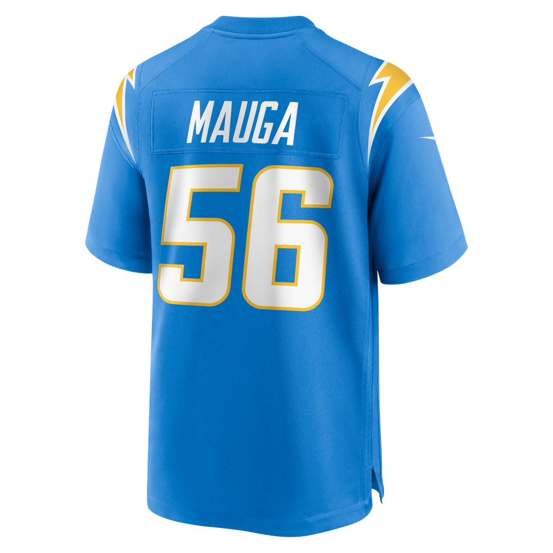 Los Angeles Chargers Kanai Mauga Nike Powder Blue Team Game Jersey