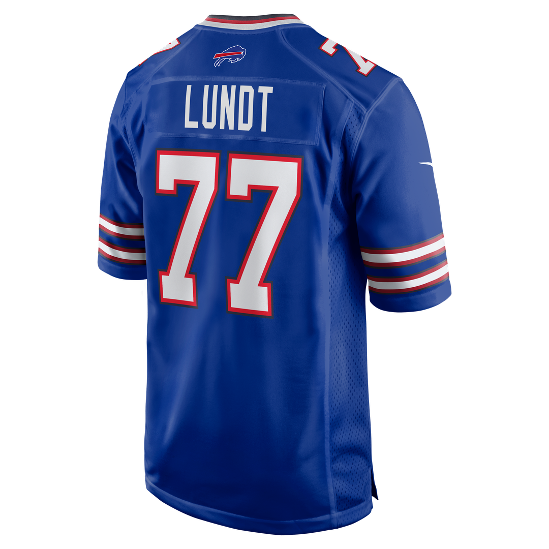 Buffalo Bills Chase Lundt Nike Royal Team Game Jersey