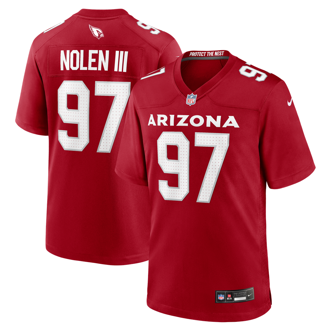 Arizona Cardinals Walter Nolen Nike Cardinal Game Player Jersey