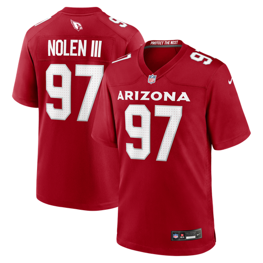 Arizona Cardinals Walter Nolen Nike Cardinal Game Player Jersey