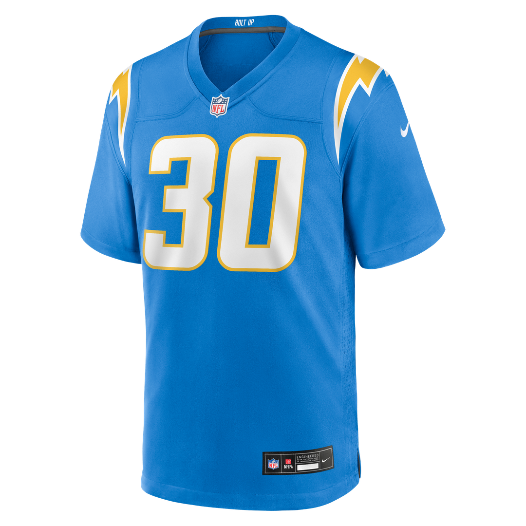 Los Angeles Chargers Alec Ingold Nike Powder Blue Team Game Jersey