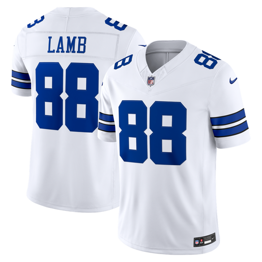 Dallas Cowboys CeeDee Lamb Nike White Vapor F.U.S.E. Stitched Limited Jersey