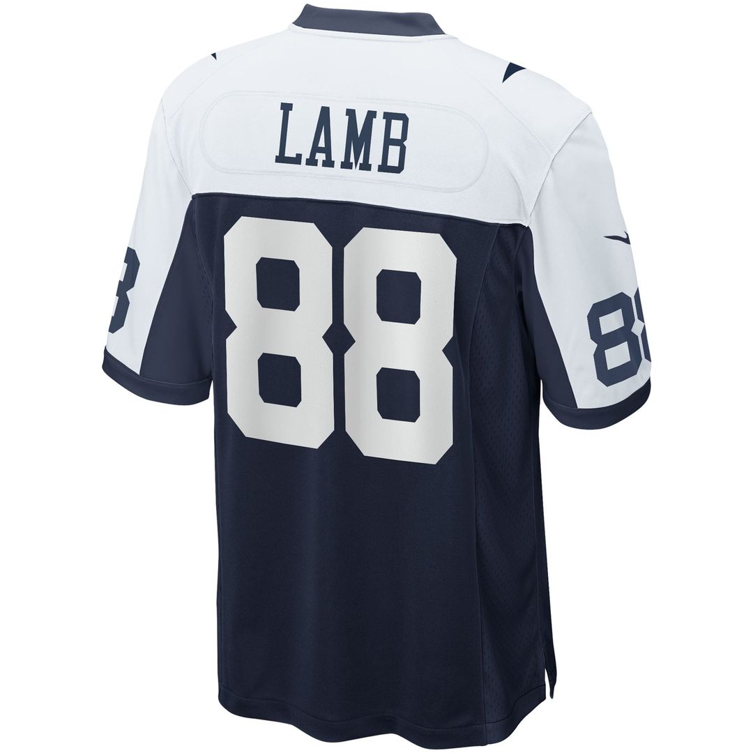 Dallas Cowboys CeeDee Lamb Nike Navy Alternate Game Team Jersey