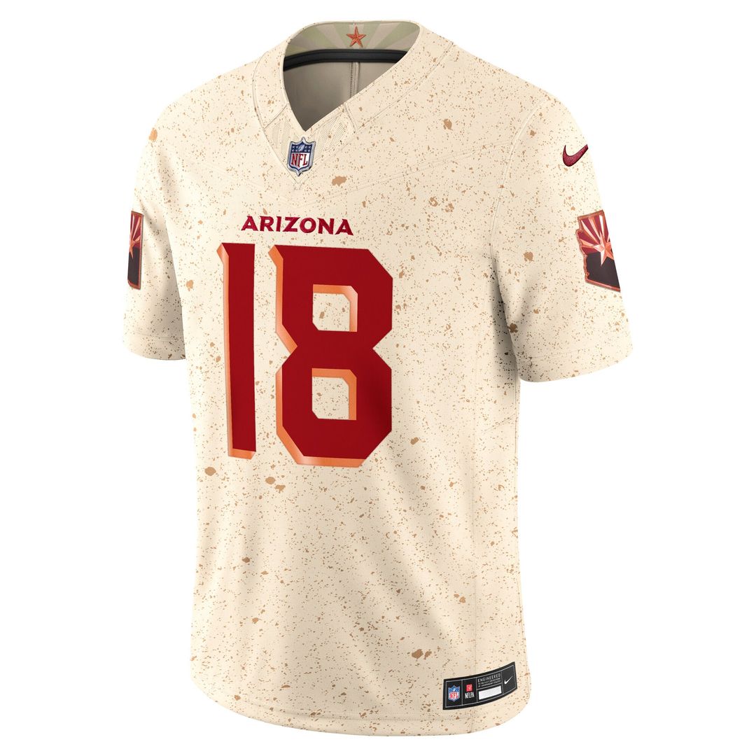 Arizona Cardinals Marvin Harrison Jr. Nike Natural Rivalries Collection Stitched Limited Jersey