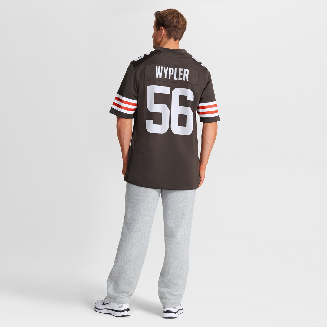Cleveland Browns Luke Wypler Nike Brown Team Game Jersey