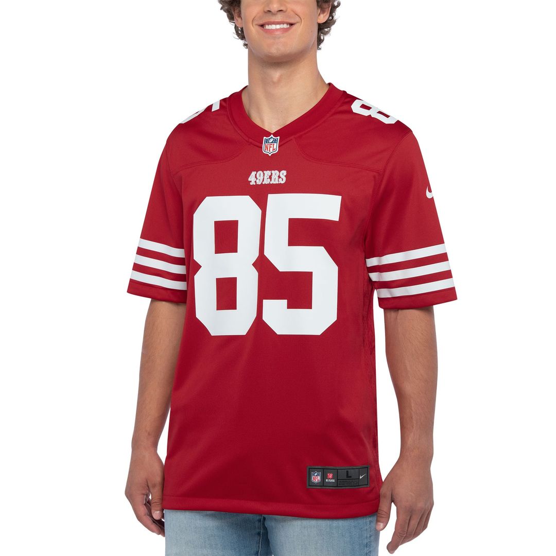 San Francisco 49ers George Kittle Nike White Player Game Jersey