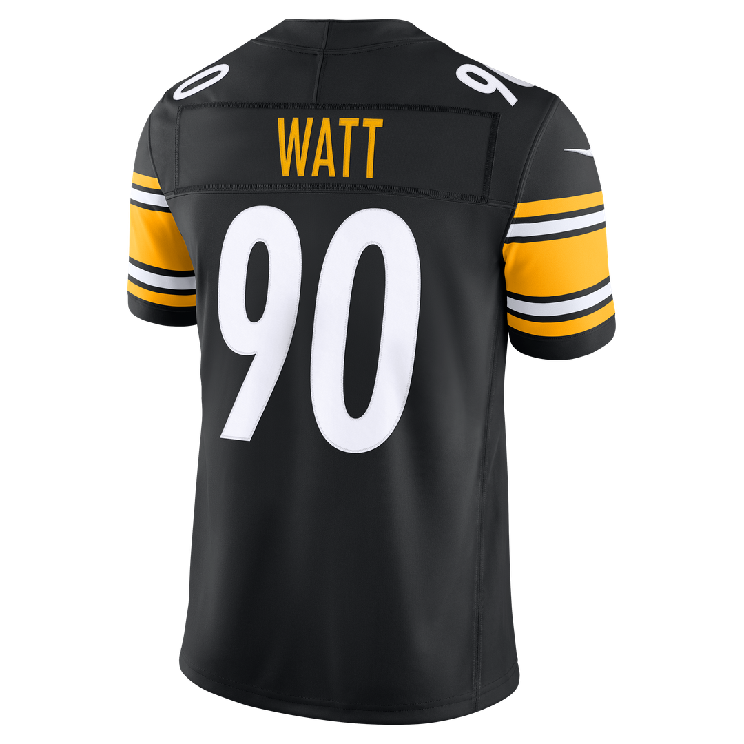 Pittsburgh Steelers T.J. Watt Nike Gold Alternate Vapor F.U.S.E. Stitched Limited Jersey