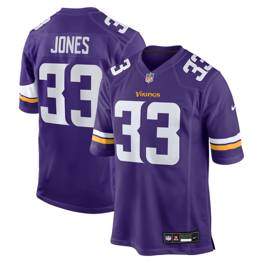 Minnesota Vikings Aaron Jones Nike Purple Game Player Jersey