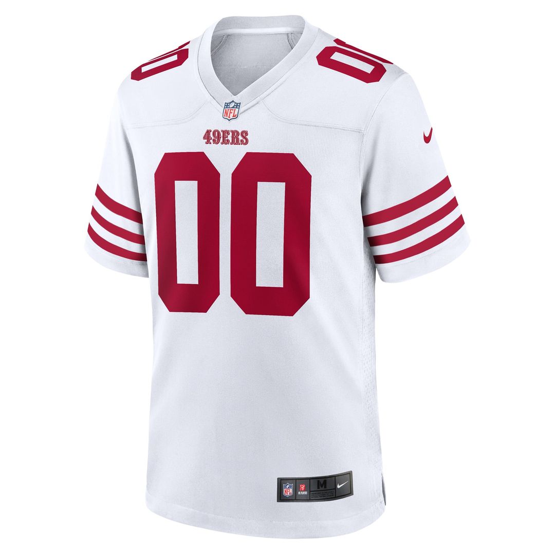 San Francisco 49ers Nike Scarlet 80th Anniversary Alternate Custom Game Jersey