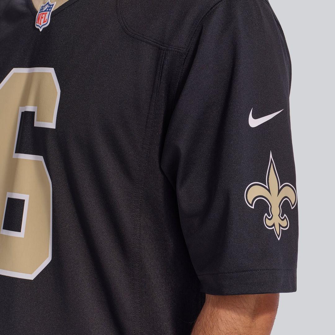 New Orleans Saints Tyler Shough Nike Gold Alternate Game Player Jersey