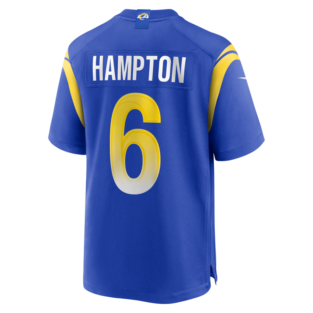 Los Angeles Rams Nick Hampton Nike Royal Team Game Jersey