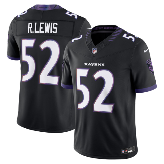 Baltimore Ravens Ray Lewis Nike Black Alternate Vapor F.U.S.E. Stitched Retired Player Limited Jersey
