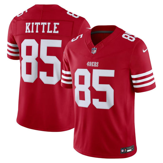 San Francisco 49ers George Kittle Nike Scarlet Team Vapor F.U.S.E. Stitched Limited Jersey