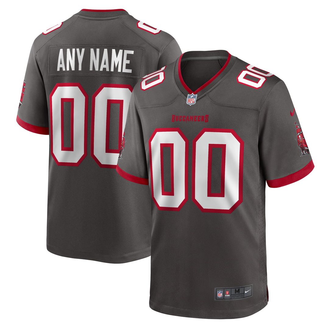 Nike Red Tampa Bay Buccaneers Team Custom Game Jersey