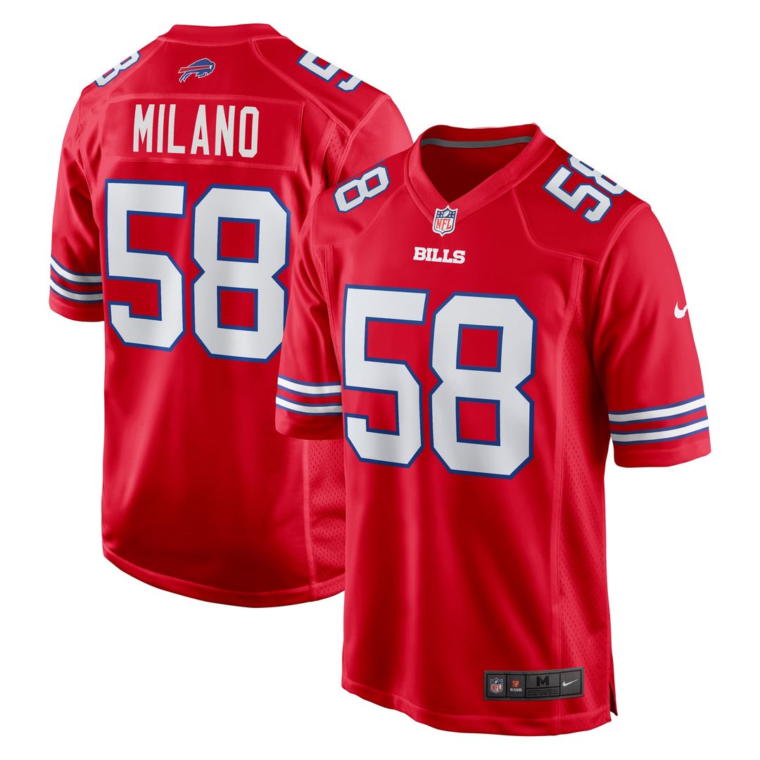 Buffalo Bills Matt Milano Nike Royal Game Player Jersey
