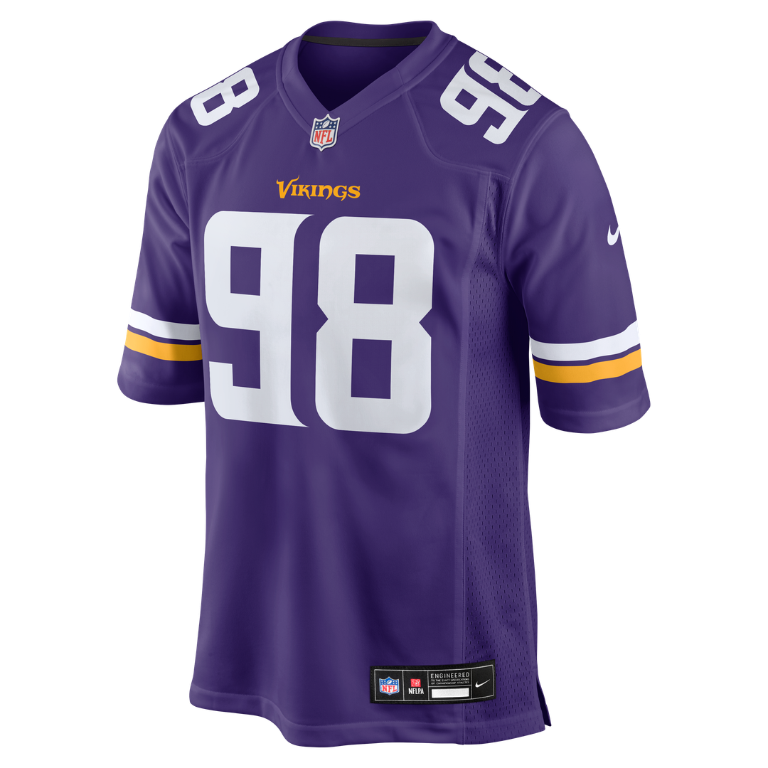 Minnesota Vikings Bo Richter Nike Purple Team Game Jersey