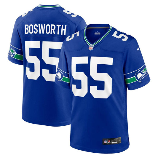 Seattle Seahawks Brian Bosworth Nike Royal Retired Player Alternate Game Jersey
