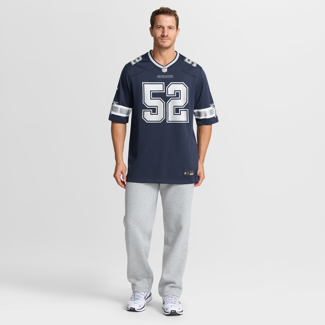 Dallas Cowboys Tyler Booker Nike Navy Team Game Jersey