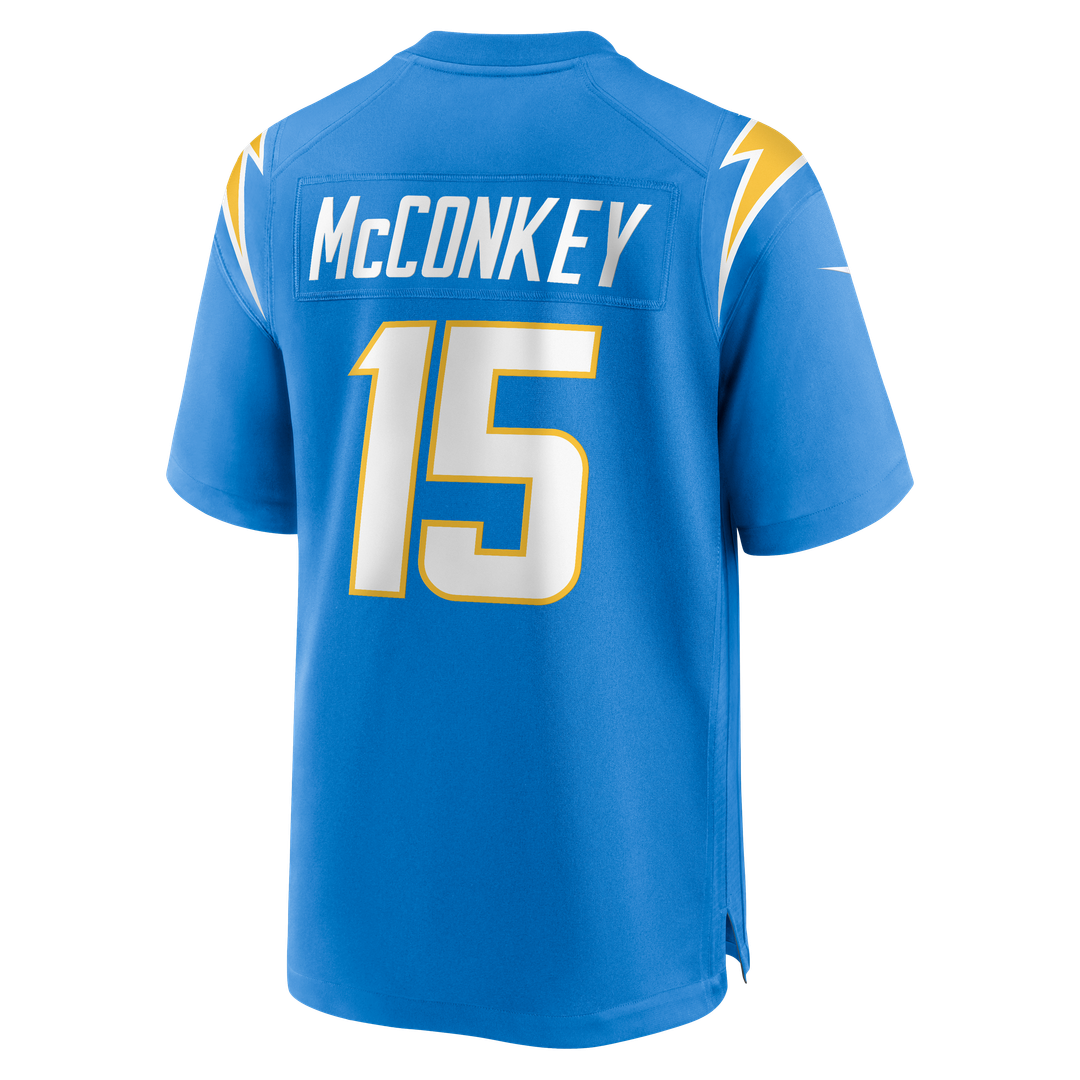 Los Angeles Chargers Ladd McConkey Nike Navy Alternate Super Chargers Game Player Jersey