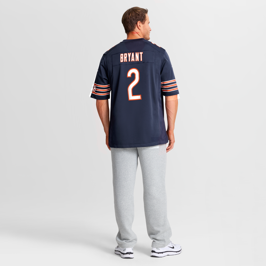 Chicago Bears Coby Bryant Nike Navy Team Game Jersey