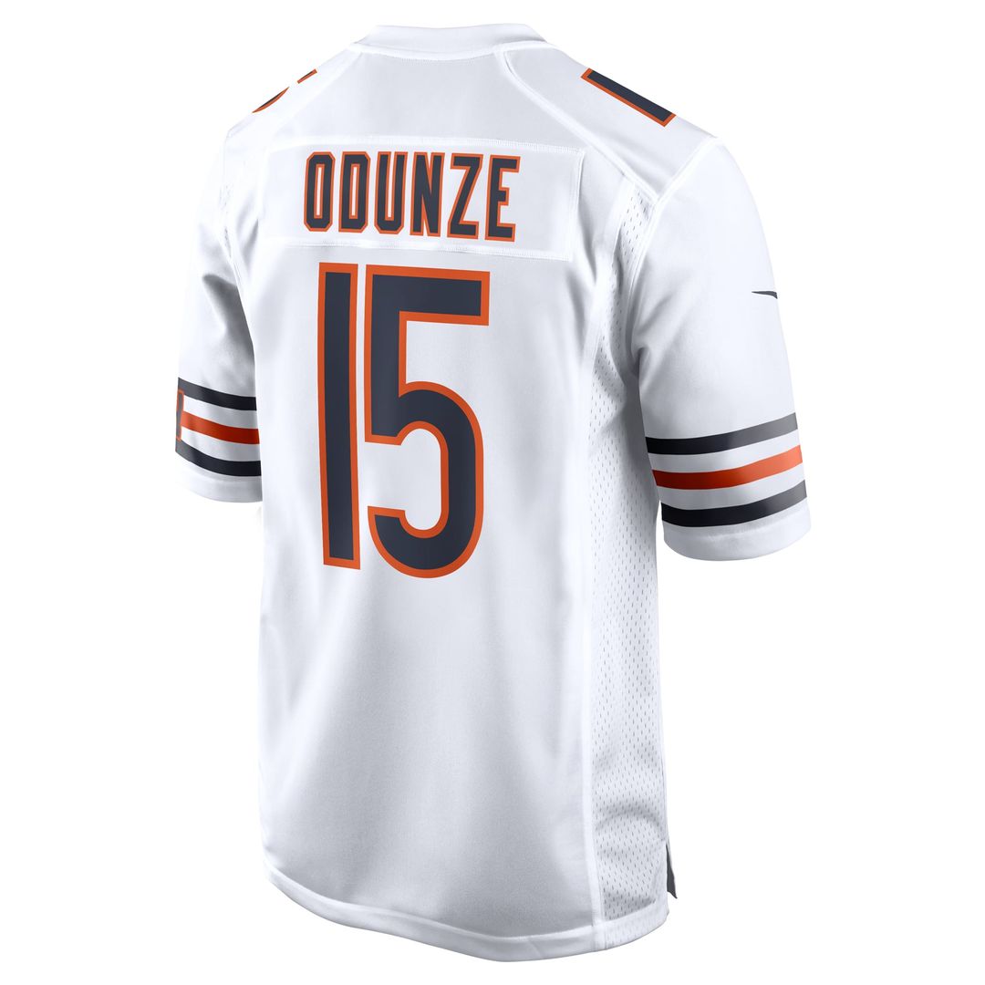 Chicago Bears Rome Odunze Nike White Game Jersey