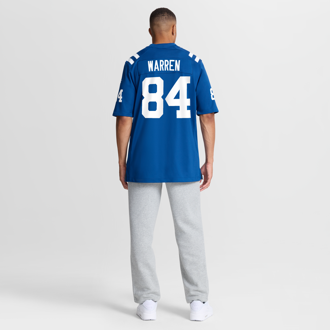 Indianapolis Colts Tyler Warren Nike White Game Jersey