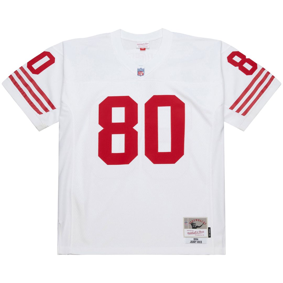 San Francisco 49ers Jerry Rice Mitchell & Ness White 1994 Legacy Replica Jersey