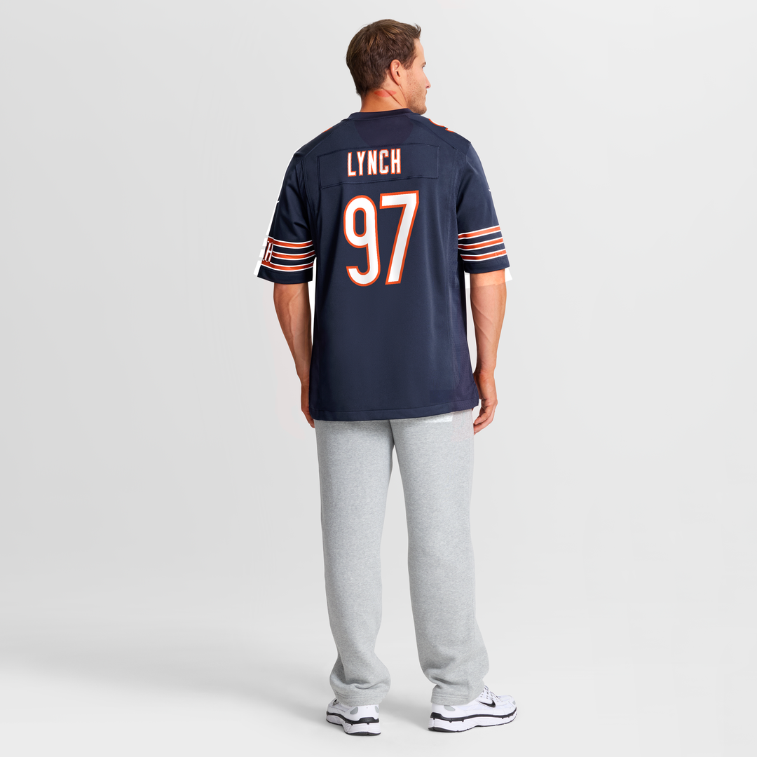 Chicago Bears James Lynch Nike Navy Team Game Jersey