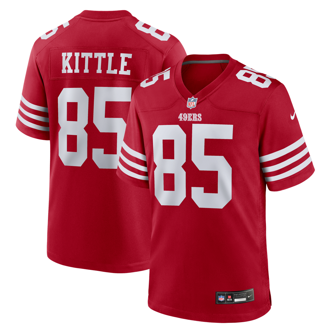San Francisco 49ers George Kittle Nike White Player Game Jersey