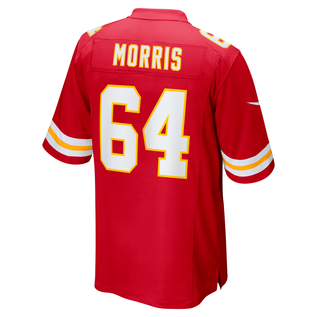 Kansas City Chiefs Wanya Morris Nike Red Game Jersey