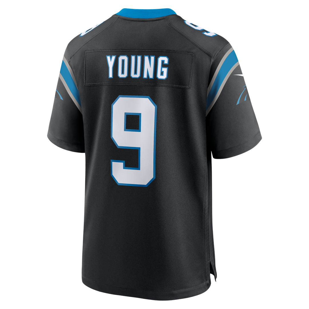 Carolina Panthers Bryce Young Nike Black Team Game Jersey