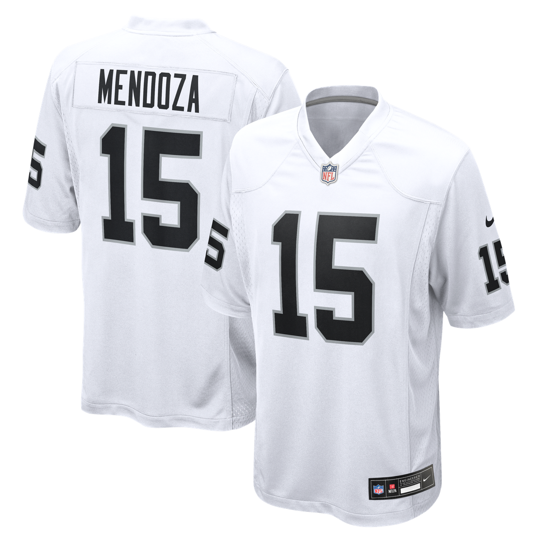 Las Vegas Raiders Fernando Mendoza Nike Black Team Game Jersey