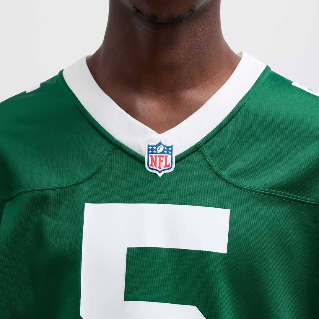 New York Jets Garrett Wilson Nike Legacy White Game Jersey